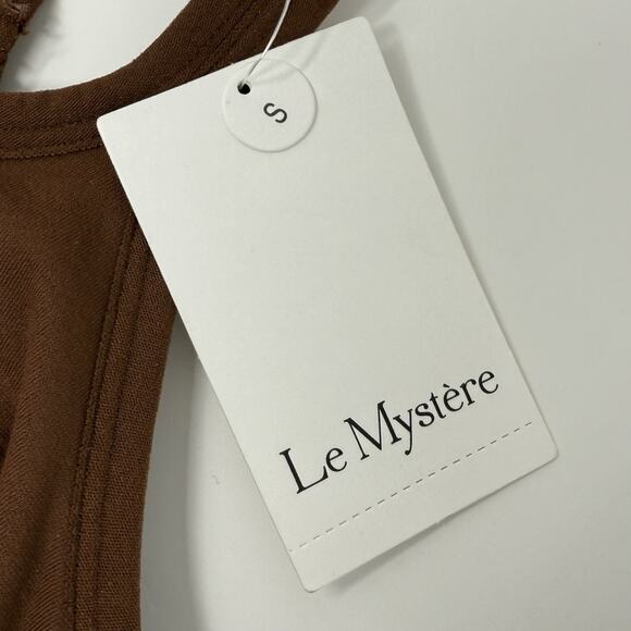 Le Mystère Seamless Comfort Bra Womens Small Bronzite Brown Wireless Stretch - Picture 5 of 9